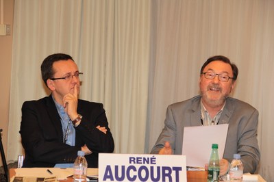 Vincent David et P. René Aucourt