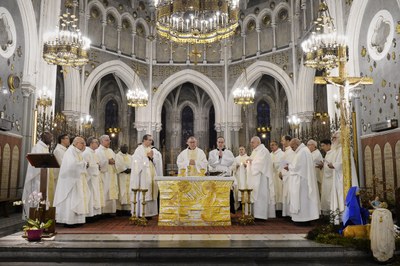 Messe dans la Basilique de l'Immaculée-Conception célébrée par le Cardinal Pietro Parolin 